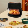 4L Large Glass Air Fryer, Multiple Preset Cooking Mode for