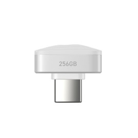 SUNEAST SE-PS256G2LNN1WF External SSD with USB-C Connection, Portable SSD Nano (Compatible with Android/iPadOS/iOS/Mac/Windows 11), White, 256GB/Portable