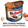 Nutella & Go! Hazelnut Spread with Pretzel Sticks, On-the-Go Snack