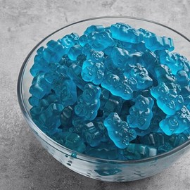 TwistedTreatz Gummy Bears – Sweet, Chewy Candy Treat! - (1 lb) (Blue Raspberry)
