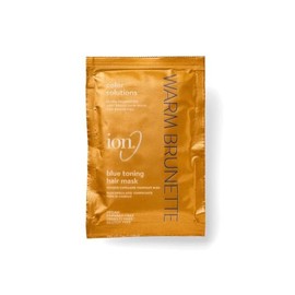 Ion Brunette Blue Toning Mask, Antibrass, Corrects and neutralizes orange undertones Ultra pigmented 1 Oz