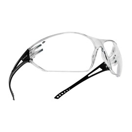 Bolle SLAPSI Slam Spectacles PC Frame Anti-Scratch and Fog Lens, Clear/Black