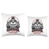 Gorilla Mode Workout Exercise Lifting Weights Strong Gym Throw Pillow