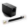 AmzPRO AmzDeals 2-Pack RJ11 to RJ9 Adapter, Female RJ11 (6P4C)