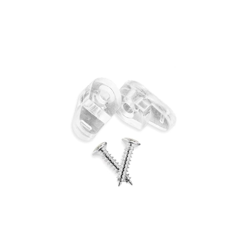 Hydanle 20 Pack 0.83 x 0.47 Inch Glass Retainer Clips,