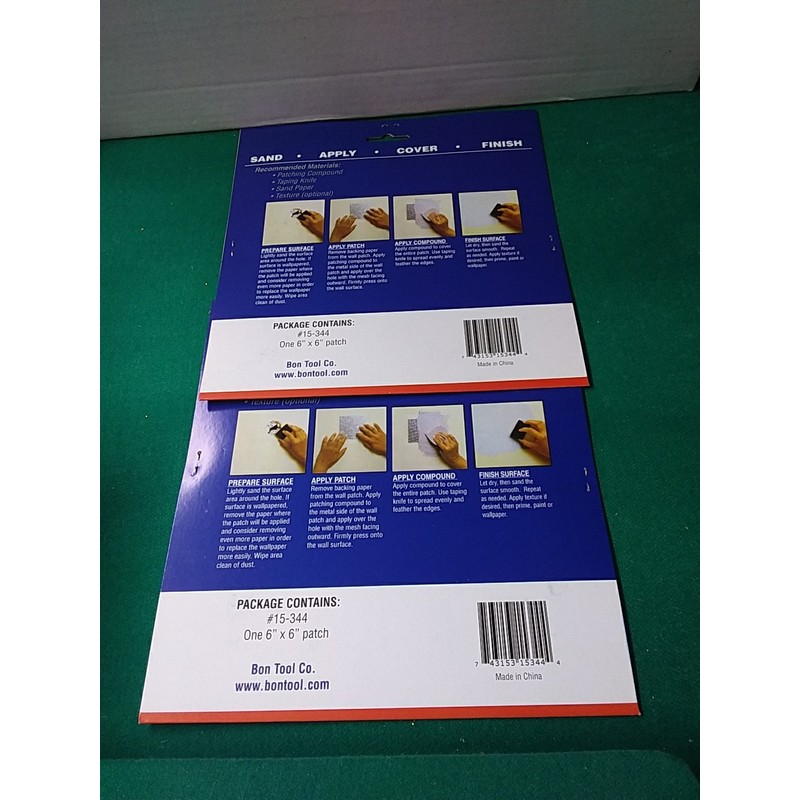 Bon 2 -6×6 WALL REPAIR PATCH BY BON