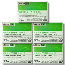 Skinny Lab Apple Phenone Green Apple Diet Green Apple Extract 14 sachets 5 / 스키니랩 애플페논 풋사과 다이어트 풋사과추출물 14포 5개