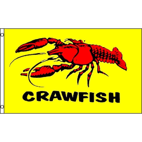 Crawfish Banner 5'x3' Flag