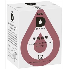 UCC Drip Pods Dedicated Capsule, Charcoal Grilled Coffee, 12 Cups, 2.9 oz (84 g), Pod Capsules