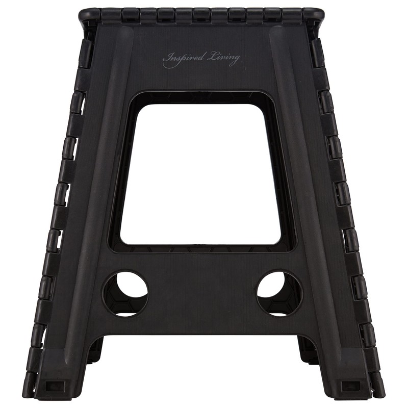 Inspired Living 18" Step Stool, Folding Step Stools for Adults,