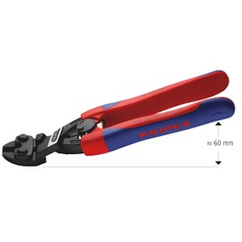 KNIPEX 71 42 200 Cobolt® with Slim Multi-Component Grips Black atramentized 200 mm