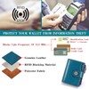 SENDEFN Small Women Wallet Genuine Leather RFID Blocking Bifold Small