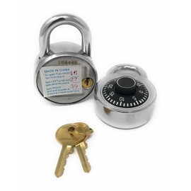 Combination Dial Padlock Lock with Single Override Control Key Ideal for Locker [946KA-5] Set of 5 Candado de Combination Llave Maestra…