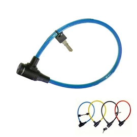 MASTER LOCK Fahrradschloss Kabelschloss [Schlüssel] [65 cm Stahlkabel] [Wetterfest] [Zufällige Farbe] 8169EURDPRO - Ideal für Fahrräder, Elektrisches Fahrradectric, Skateboards, Kinderwagen, Mähmaschi