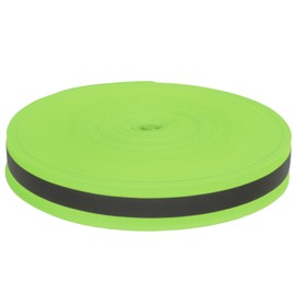 Reflective Ribbon Soft Durable Flexible Fluorescent Ribbon for Improving Night SafetyFluorescent Green
