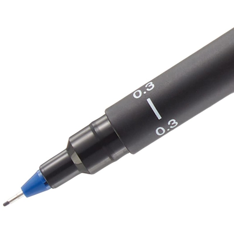Uniball Pin Drawing Pen 0.3mm - Colour: Blue