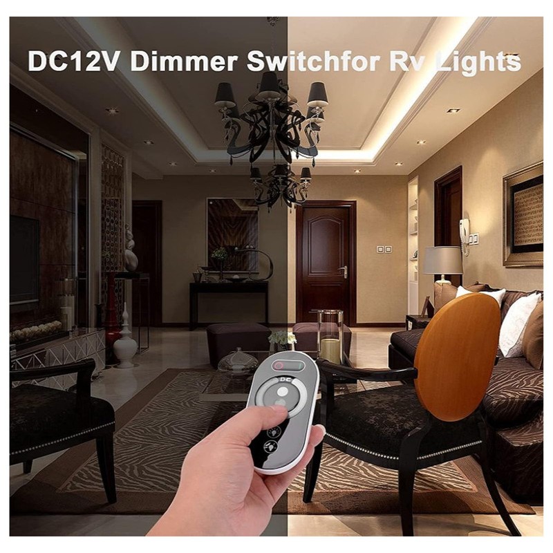 LED Light Strip Dimmer Switch DC 12V 24V 18A RF
