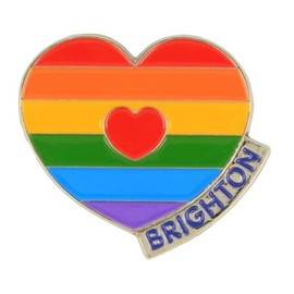 Brighton Fridge Magnet Love Heart Rainbow Pride City Metal Souvenir Gift