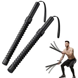 Weighted Ropeless Battle Rope for Home Gym, Strength Training,Portable Workout Ropes for HIIT Workouts, Low-Impact Cardio Training, Durable Core Strength Arm Muscle Builder Ropes for Men&Women- 2PCS