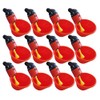 ANCLLO 12 Pack Chicken Water Cups Automatic Poultry Waterers Quail