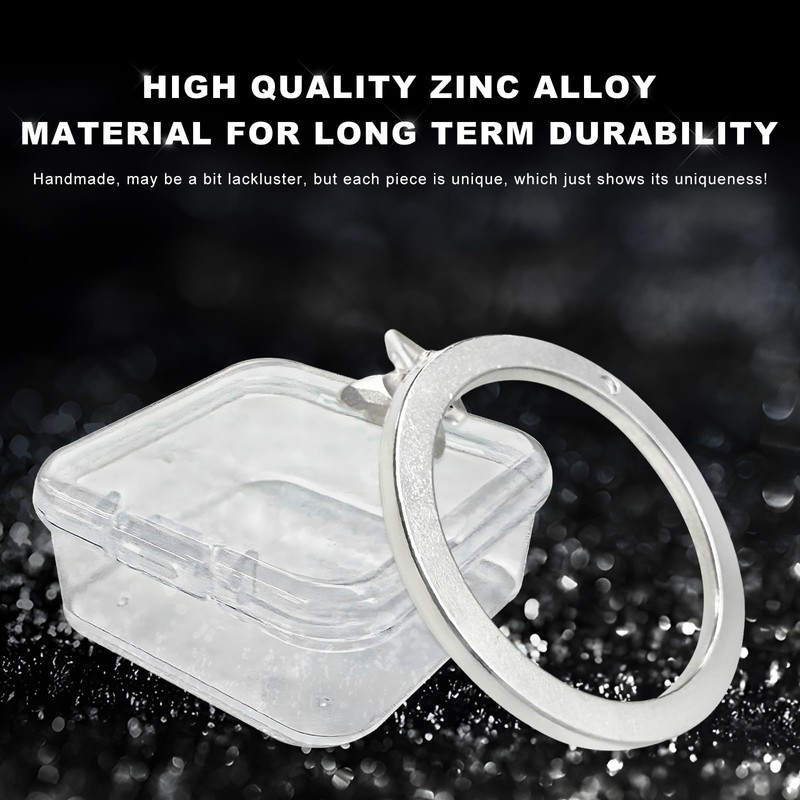 NYTKL Bling Ring Emblem Car Accessories, Crystal Rhinestone Butterfly Key