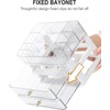 GENCAM Make Up Organiser, Transparent Dressing Table Organiser with 2