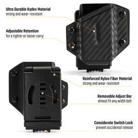 TACTICAL GEEK TGCode G4 Kydex Holster for Leatherman Multitool Sheath Universal EDC Multi Tool Sheath Automatic Adjust Holder Belt Clip Holster