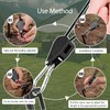 CONBOLA Camping Rope 1/8" Adjustable Rope Hanger & Pulley System