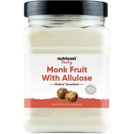 Nutricost Pantry Monk Fruit With Allulose (1.4 Pounds) - Nautral Sweetener