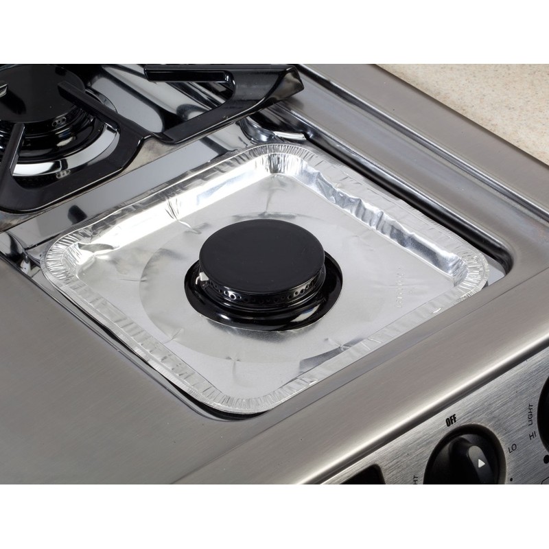 Gas Foil Burner Liners Square Set/10
