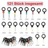 Wjelet 121 Pcs Car Terminal Harness Pin Remover Tool for