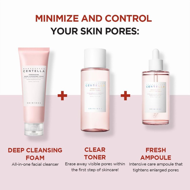 SKIN1004 Madagascar Centella Poremizing Deep Cleansing Foam 4.22 fl.oz, 125ml,