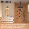 NPYSVSSS 2 Way Push Button Thermostatic Shower Diverter Mixing Valve,