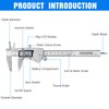 Digital Caliper, Adoric Caliper Measuring Tool 0-6" Stainless Steel Vernier