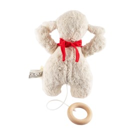 Sigikid Sigikid38887 Musical Sheep, Green Soft Toy-22 x 13 x 9 cms, Multi Colour, 22 x 13 x 9 cm