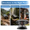 MACHSWON Car Dashboard Compass, Digital Portable Compass Compatible with Most