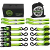 Starleaparts Motorcycle Tie Down Strap (4PK 1.5INX8FT) - 5,250lb Break