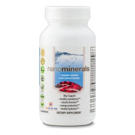 Nanominerals Cápsulas Queladas Calcio Magnesio Zinc  Chelated Calcium Magnesium Zinc Supplement, 60 Caps                                              