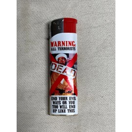 OSAMA BIN LADEN IS DEAD!    LIGHTERS 5 DIFFERENT TYPES    WE GOT HIM!    NEW - WARNING ALL  TERRORISTS DEAD