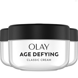 Olay Age Defying Classic Daily Renewal Cream, Face Moisturizer 2. fl oz(Pack Of 3) Packaging may Vary                                                 