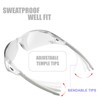 HTS HUNTERSKY S239 Protective Clear gray small Safety Glasses women