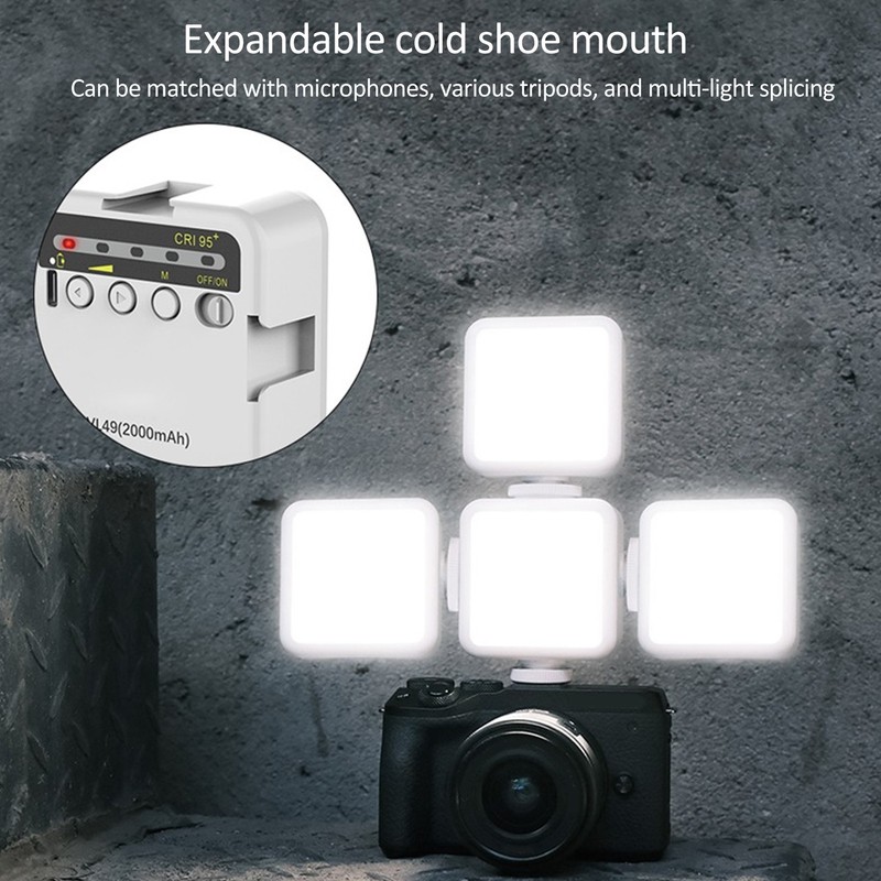 ULANZI VL49 Small LED Video Light Adjustable Photography Soft Light