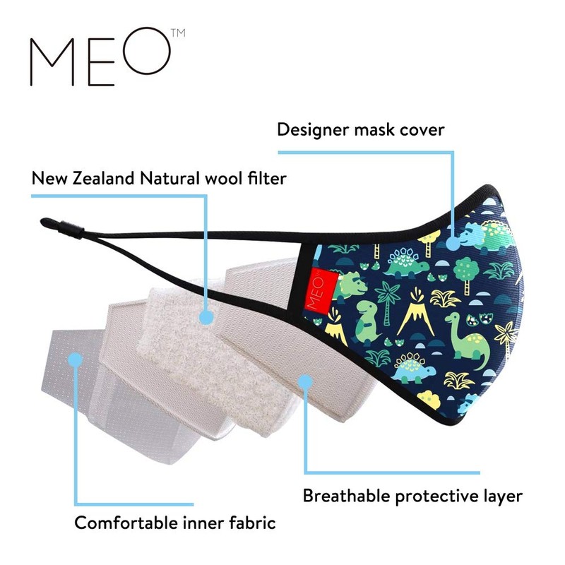 Mask from Filter Research NZ Meo Kids Sheep
