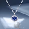 Free Bird Birthstone Necklace, Women's Natural Stone, 925 Silver, Accessory,