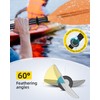OCEANBROAD Adjustable Carbon Fiber Kayak Paddle 86in/220cm to 94in/240cm Kayaking