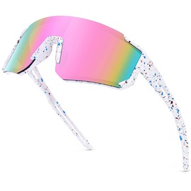 SEKKAF Youth Baseball Sunglasses for Boys Girls Age 6-12 Softball Cycling Sports Sunglasses for Kids Lightweight Frame