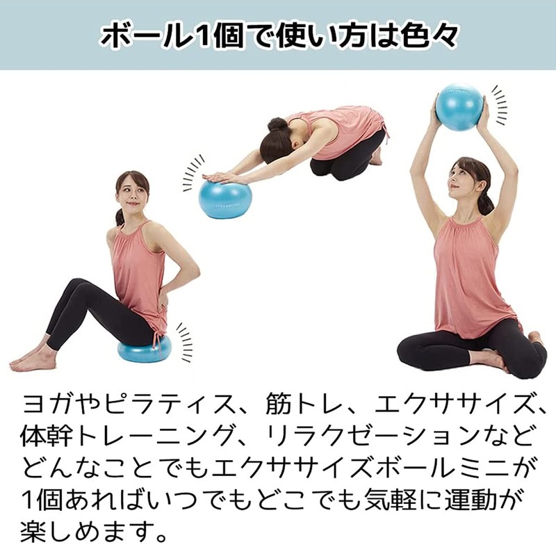 TFL-02 Tone Exercise Ball, Mini, 8.7 inches (22 cm), Pilates