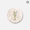 Unbranded Tinker Bell Cartoon | 4'' X 4'' Round Decorative