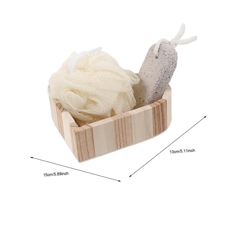 IWOWHERO Foot Scraper Body Scrubber Set Bath Tool Kit Ideal