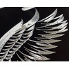 Engraved US American 3D Fierce Eagle Diamond Etched Car Tag